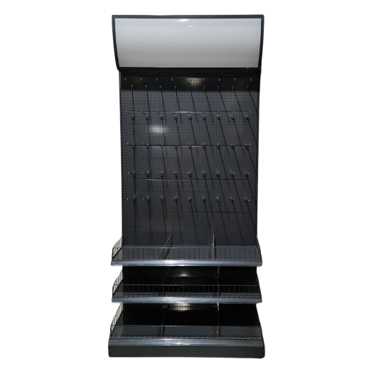 Perforált hátfalas állványrendszer 1200x560x2400mm