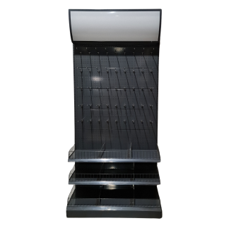 Perforált hátfalas állványrendszer 1200x560x2400mm