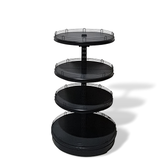 4 polcos védőrácsos körállvány 1300mm